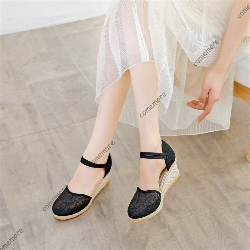 Damen-Sandalen mit Spitze und  – Espadrille Sandal Women Bewertung und Preis
