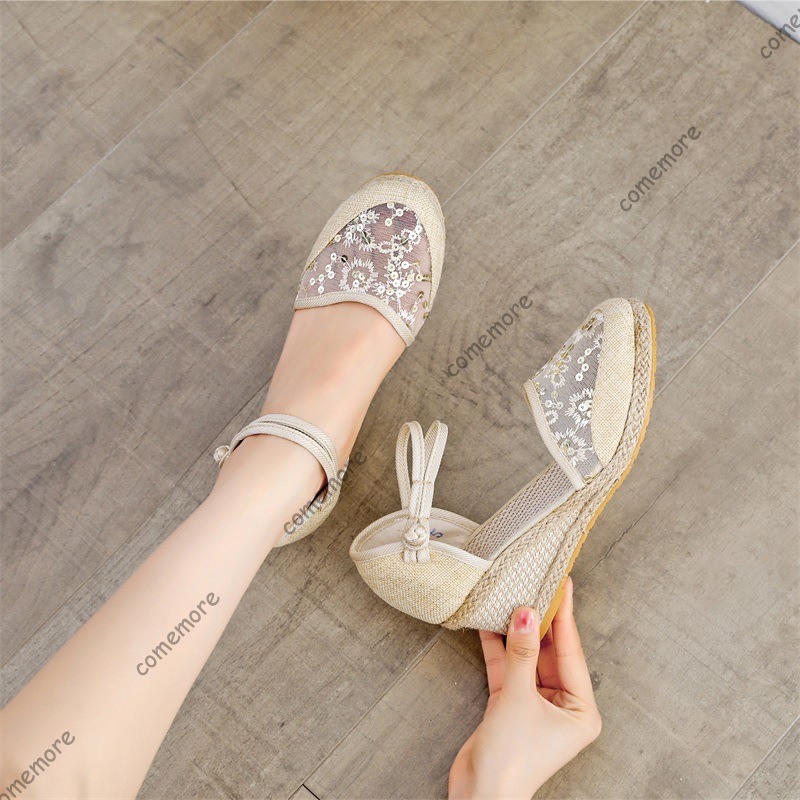 Damen-Sandalen mit Spitze und  – Espadrille Sandal Women Bewertung und Preis